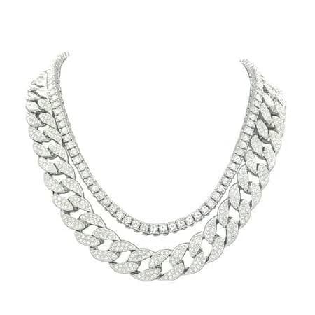 CZ Miami Cuban Link Chain