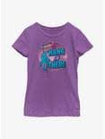 Disney Strange World Hang In There Splat Youth Girls T-Shirt - PURPLE | BoxLunch