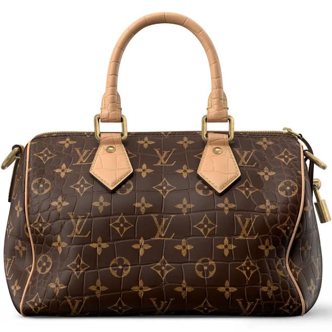 Louis Vuitton Speedy P9 25 Crocodilien Mat