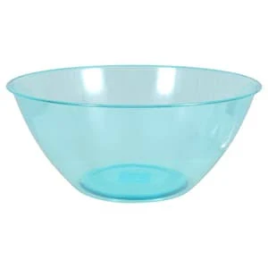 Dollar Tree Light Blue Plastic Bowl 7 x 1125"