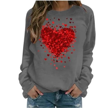Women's Crewneck Long Sleeve Raglan Sweatshirt