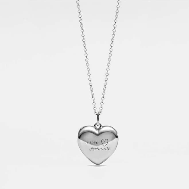 Heart Custom Photo Locket Charm Necklace