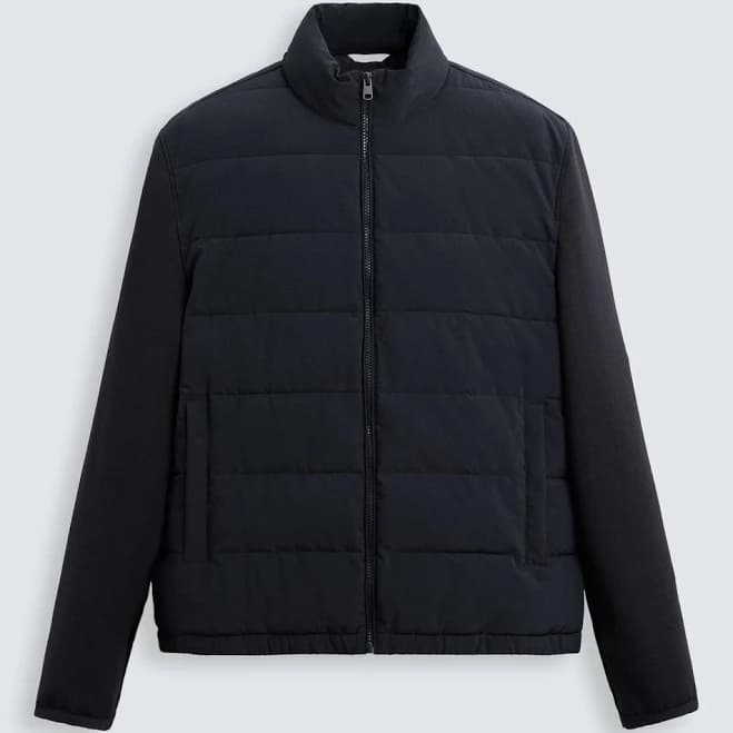 Zara Men's Combination Puffer Jacket
