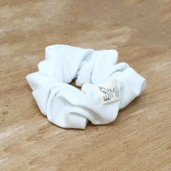 White Scrunchie
