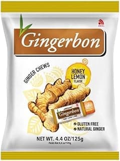 MarcoPolo Gingerbons Ginger Chews - Honey Lemon Flavor
