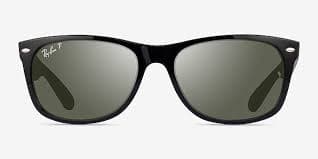Ray-Ban RB2132 Wayfarer - Square Shiny Black Frame Prescription Sunglasses | Eyebuydirect