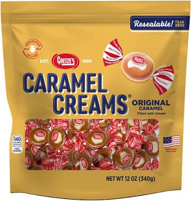 12oz Peanut Free Caramel Creams