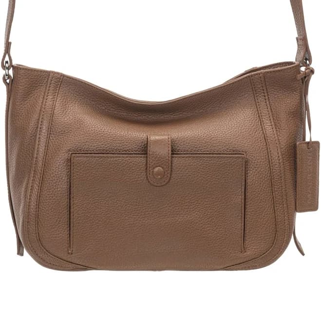 Mancini Women's Pebbled Sophia Crossbody Bag