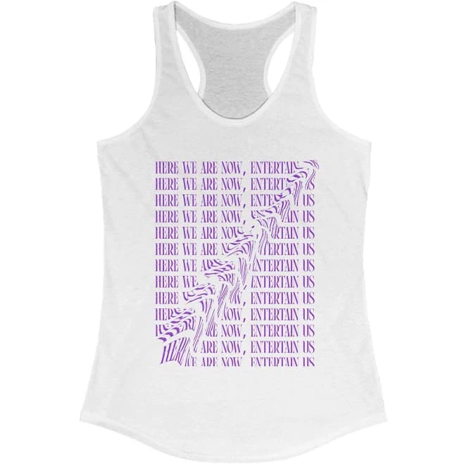 Grunge Women's Nirvana Lyrics Tank Top
