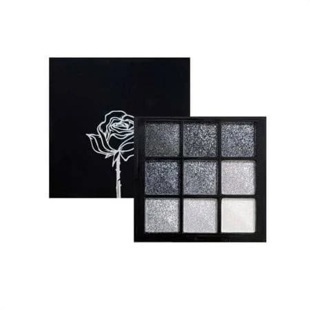 Eyeshadow Black Gray Silver Glitter Eye Eyeshadow Makeup 9 Colors Cool Toned Glitter Eyeshadow Make Up Black Eyeshadow Makeup Beauty Tools Clearance,
