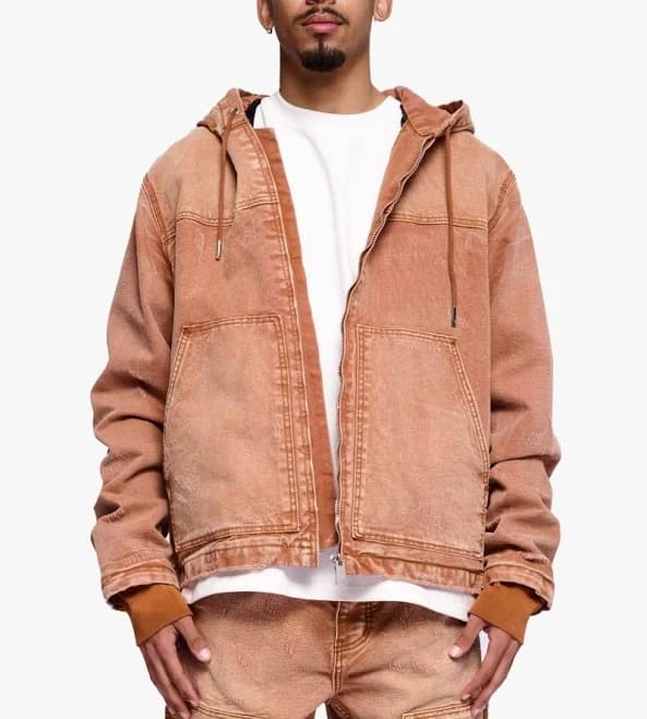 Valabasas Men's Nest Hooded Canvas Jacket