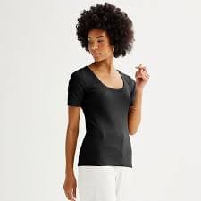 Women's Sonoma Goods For Life® Shrunken Scoop Rib Tee