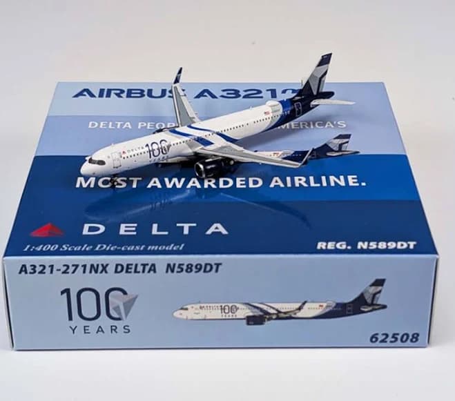 Delta Air Lines A321-271NX (100 Years) N589DT PMDAZAI Scale 1:400