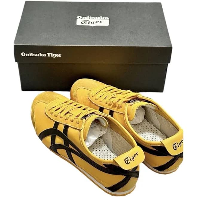 Onitsuka Tiger Mexico 66 Yellow / Black Sneakers Unisex US 8