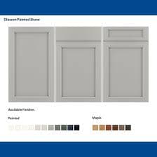 Shenandoah Glasson 14.562-in W x 14.5-in H Stone Painted Maple Kitchen Cabinet Sample (Door Sample) 97744 at Lowes.com