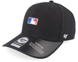 MLB Batter Man Logo Base Runner Mvp Dp Black Adjustable | Hatstoreworld.com