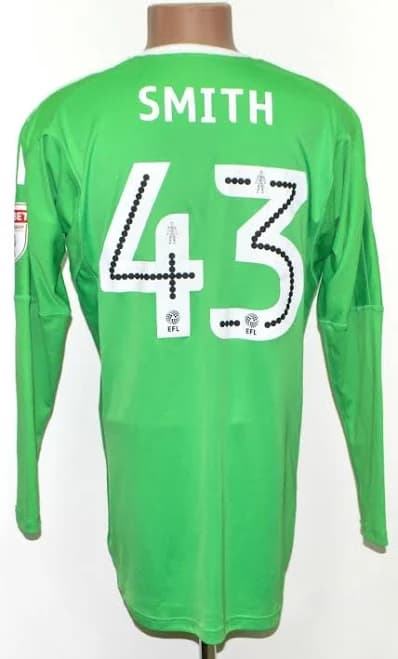 Nottingham Forest 2016/2017 Goalkeeper Football Shirt Adidas Smith 43