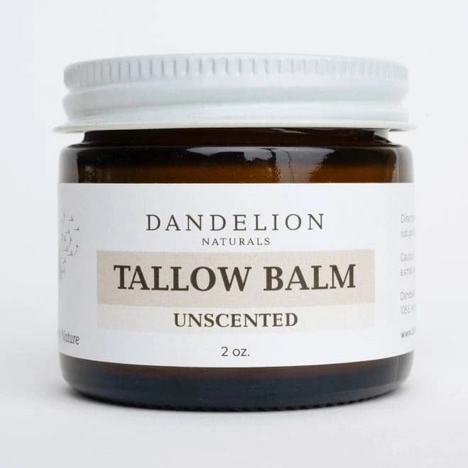 Grass Fed Tallow Balm with Organic Olive Oil Unscented