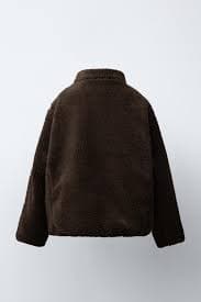 CHAMPION ® X ZARA FLEECE LINED JACKET - Chocolate | ZARA United States