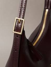Emblem Logo Leather Small Shoulder Bag | Calvin Klein