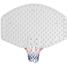 Three Piece Wall Mounted Basketball Backboard Set 90x60 cm