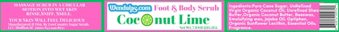 Coconut Lime Body Scrub
