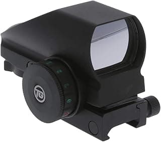 Tru-Brite 34mm x 24mm Hunting Shooting Durable Lightweight Compact Parallax Free Waterproof Shock Resistant Adjustable Red/Green Dual-Color Dot Sight | Battery Included