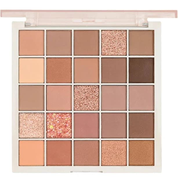 Eyeshadow Palette 25 Colours Nude Pink Brown Eye Shadow Pallets For Women Soft Smooth Powder Matte And Shimmer Glitter Highly Pigmented Eye Shadows