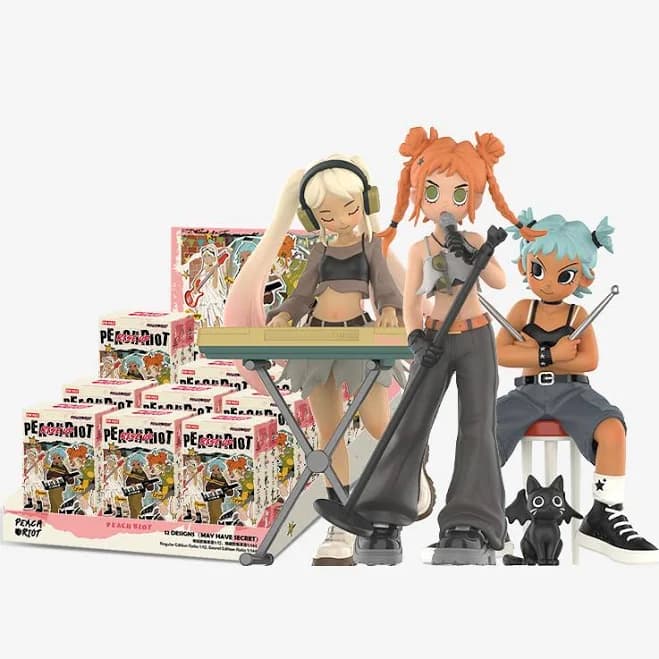 POP MART Peach Riot Rise Up Series Figures