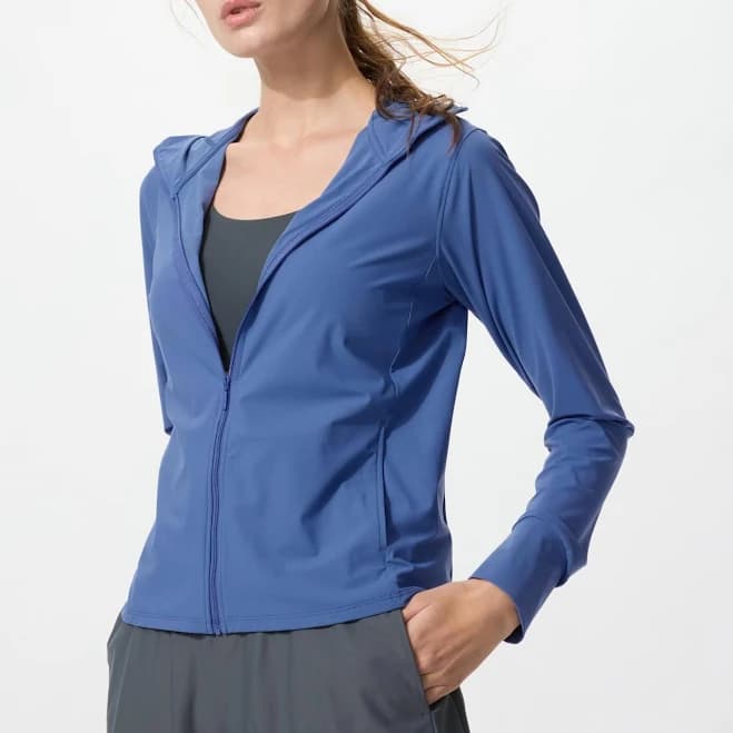 UNIQLO Women's Ultra Stretch Airism Full-Zip Hoodie