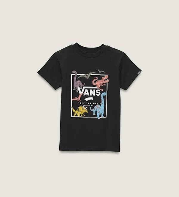 Vans Kids' Glow in the Dark Dinosaur T-Shirt