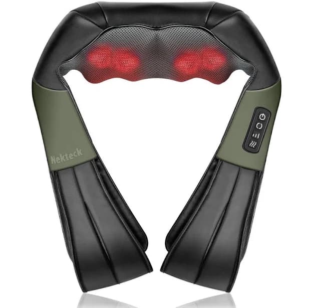 Nekteck Shiatsu Neck, Back, and Shoulder Massager with Heat