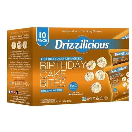 Drizzilicious Birthday Cake Rice Crisps