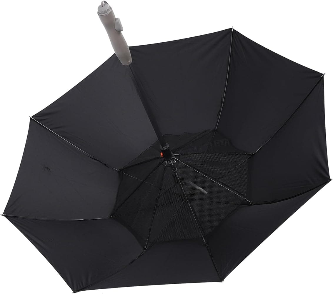 Amazon.com: Pongnas Parasol Aluminum Alloy and Fiberglass 8 Ribs Summer Misting Fan (Black) : Clothing, Shoes & Jewelry
