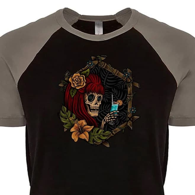 Skeleton Raglan T-Shirt