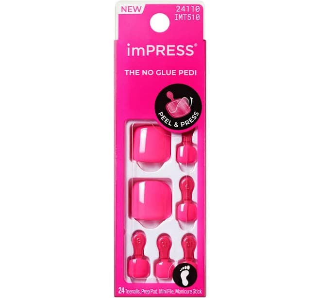 Kiss Impress Press On Toenails