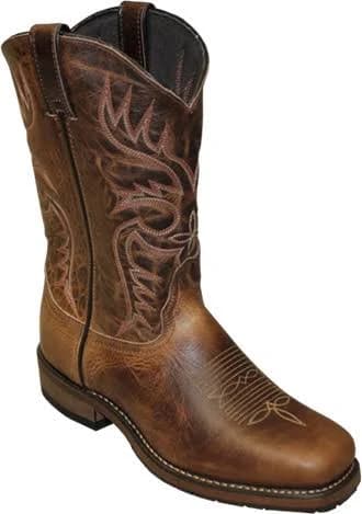 Abilene Men's 11" Square Toe Leather Western Boots