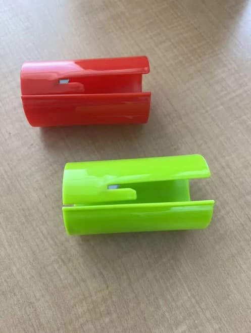 Wrapping Paper Cutter Gift Roll 2x Pack Green Red