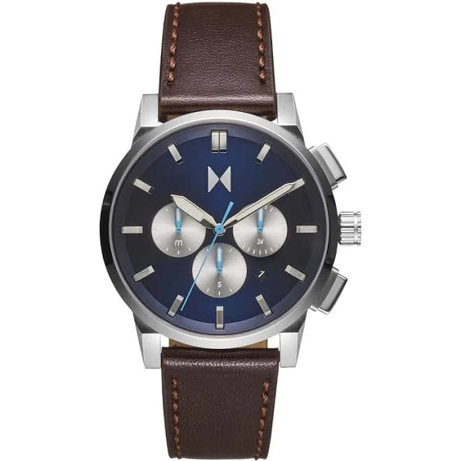 Mvmt Chrono II Men’s Chronograph Watch – Ceramic Bracelet, Water Resistant, Minimalist Timepiece, Gift for Him