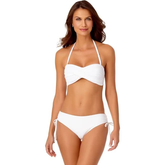 Anne Cole Women's Twist Bandeau Bikini Top