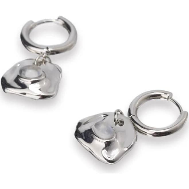 Classicharms Aria Gemstone Hoop Drop Earrings