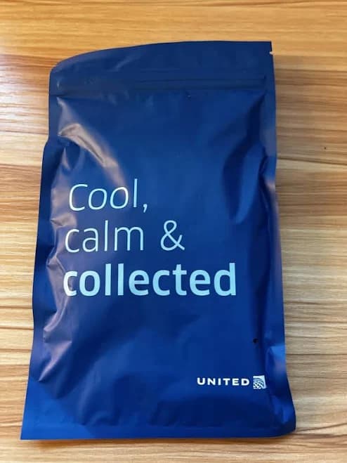United Airlines Amenity Kit