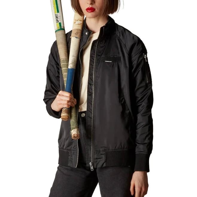 Members Only Women's Satin Boyfriend Jacket