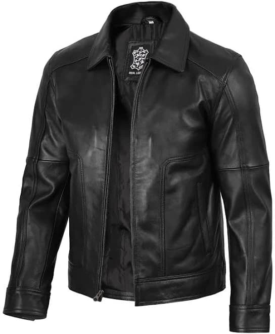 Men's Genuine Lambskin Harrington Jacket
