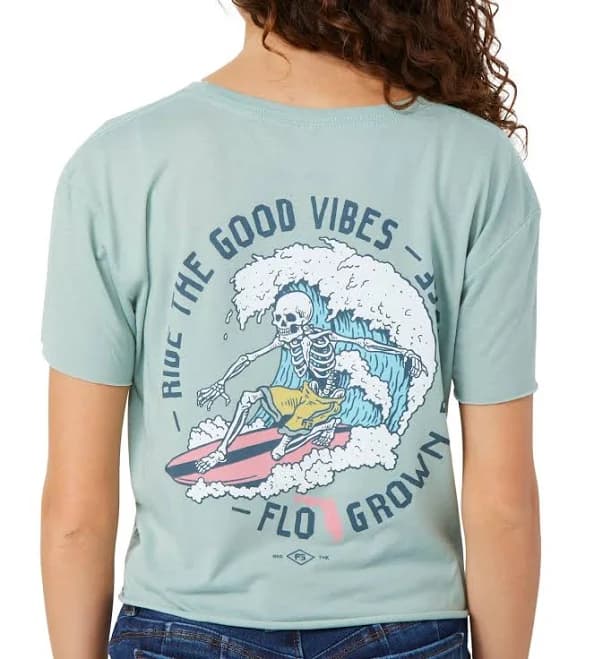 Ride The Good Vibes Crop Top