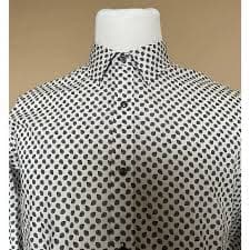 Michael Kors Men's Slim Fit White Dress Shirt Large