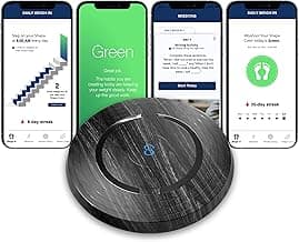 Shapa Numberless Smart Weight Loss Scale - Smart Scale for Weight Loss, Patented 5-Color Feedback System, Body Composition & Health Monitor Bluetooth App, Stressless Approach to a Lifetime of Progress
