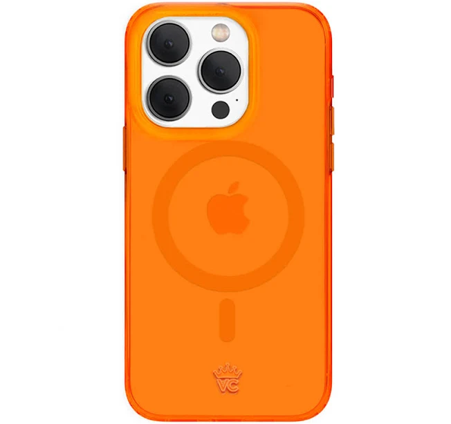 Neon Orange Clear iPhone Case iPhone