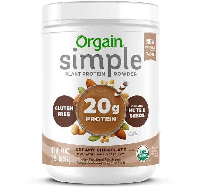 Orgain Simple Plant Protein Powder