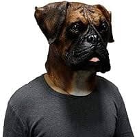 Amazon.com: Realistic Boxer Dog Mask Latex Animal Dog Mask Halloween Party Costumes Mask Cosplay : Clothing, Shoes & Jewelry